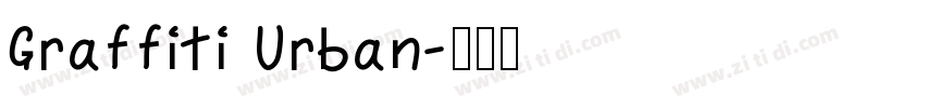 Graffiti Urban字体转换